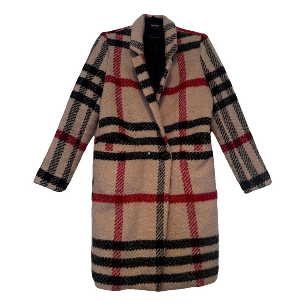 Plaid Peacoat